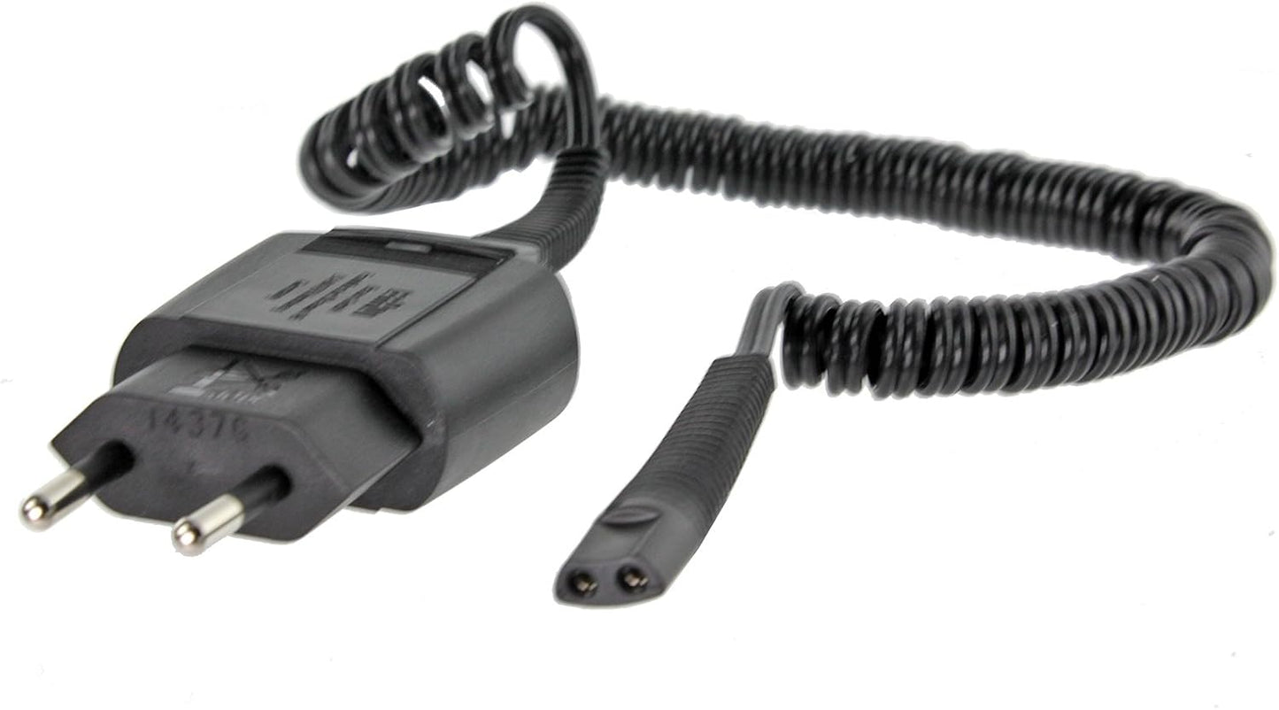 universal Series 7 Charger– Replacement Power Adapter for Electric Shaver (Compatible with Series 7, 9, 5, 3) (2-Pin, 100–240V AC, DC 12V, ~400mA)