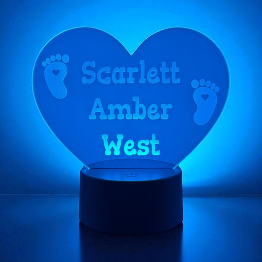 ✨ Custom LED Acrylic Lamp Sign  Personalized Light-Up Night Light | Wedding Table Numbers | Business Logo Display | Customized LED Desk Sign
