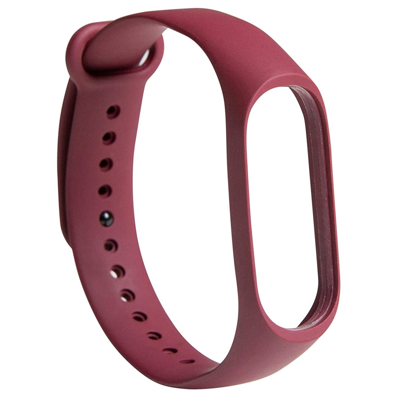 A One World Premium Quality Straps For Mi Smart Band 4 Girls Strap - Maroon (Also Compatible with Mi Band 3) (Watch Not Included)