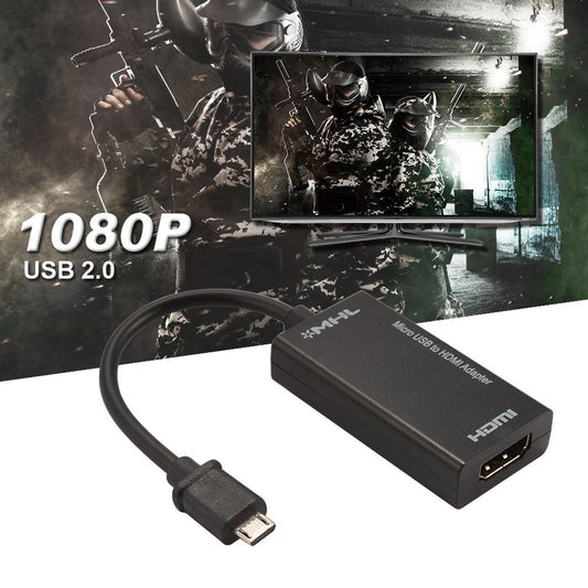MHL Micro USB Male to HDMI Female Adapter Cable