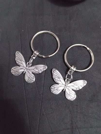 2 pcs Butterfly Charm Keychain best friend gift