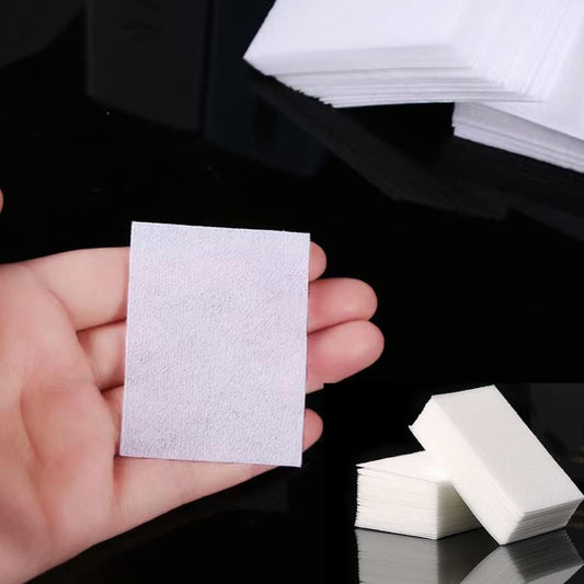 100 Pieces Disposable Cotton Pads, Nail Polish Remover, Makeup Cleaning, Soft Cotton, Portable