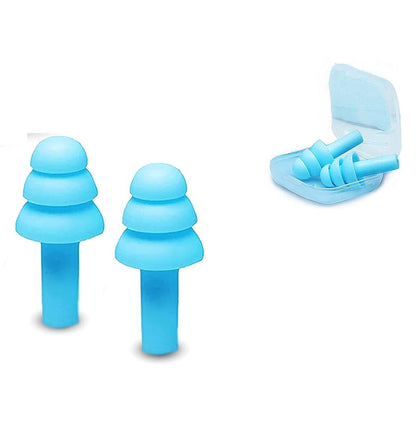 Soft Silicone Ear Plugs – Reusable Noise Reduction for Sleep & Swimming