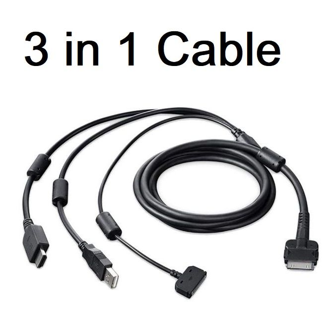 3-in-1 USB HDMI Power Cable STJ-A328 for 13HD Pen Display & Companion | All-in-One Replacement Display Cable