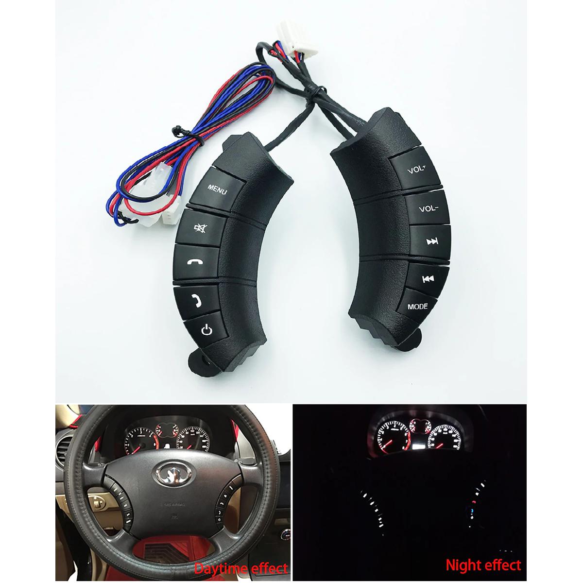 Steering wheel audio control button fit for Great wall Hover H3 H5 wingle 3 5 Back Light Switch car accessories