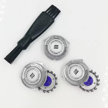 3pcs DualPrecision HQ8/52 Replacement Heads Fits Ph-ilips Norelco Shaving AT750/AT751 AT890 AT891 PT710 PT720 PT730 7110X 8831XL