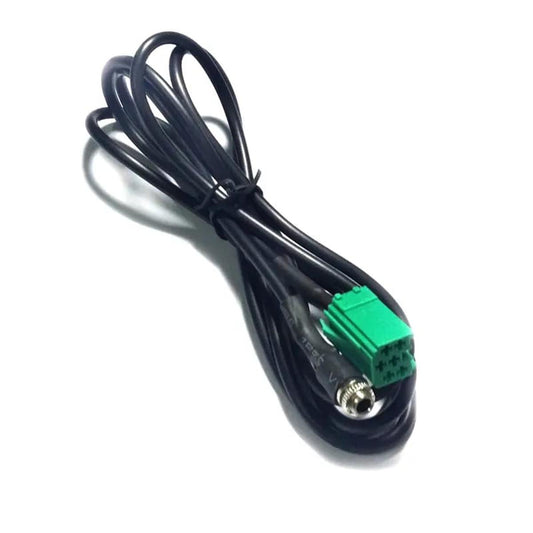 Car Radio Mini ISO 6pin to Female 3.5MM Jack Aux Cable Adaptor for Renault Updatelist Stereo