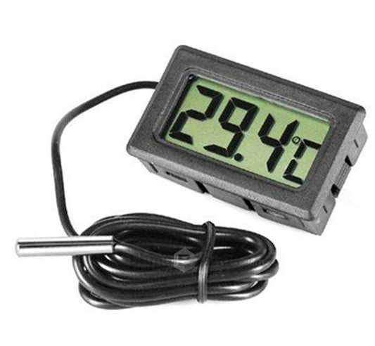 Digital LCD Thermometer Mini WithTemperature Sensor Probe 1 Meter