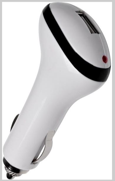 Universal USB Car Charger 1000mA – Single Port Vehicle Charger