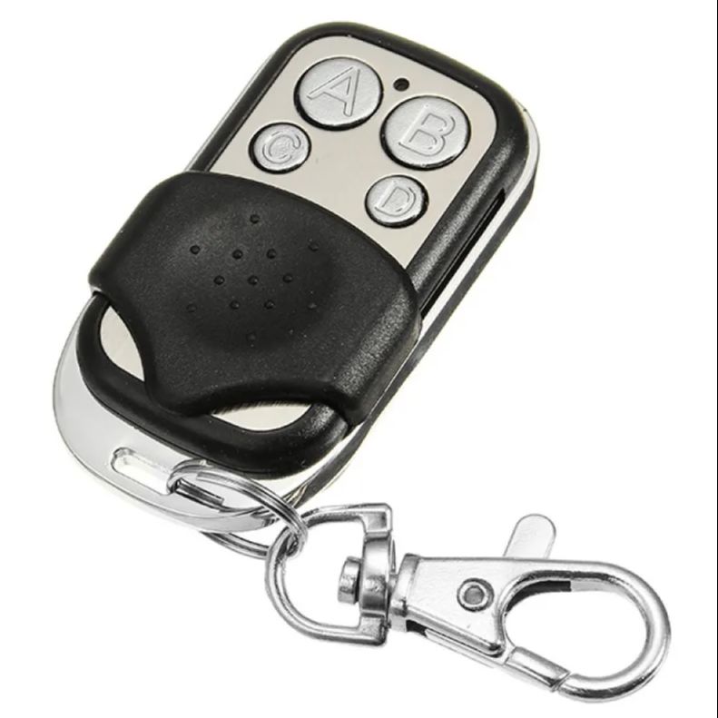 433Mhz Wireless Remote Control 4 Channel Silver