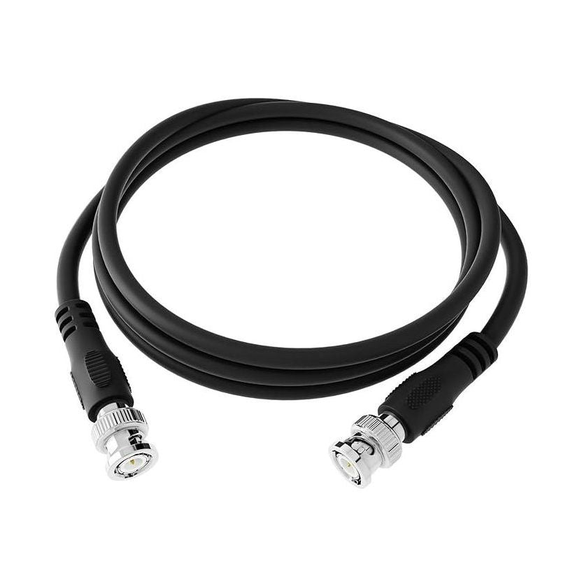 2 Meter MainCore BNC to BNC RG58 50 Ohm CCTV Camera Video Coaxial Cable Lead Black