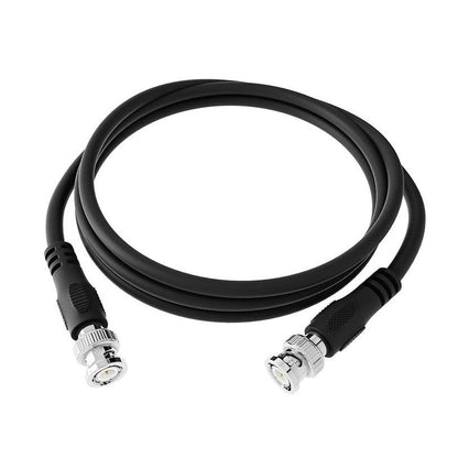 2 Meter MainCore BNC to BNC RG58 50 Ohm CCTV Camera Video Coaxial Cable Lead Black