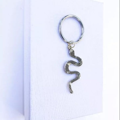 Snake Pendant Keychain Key Ring Metal Gift for your Love One