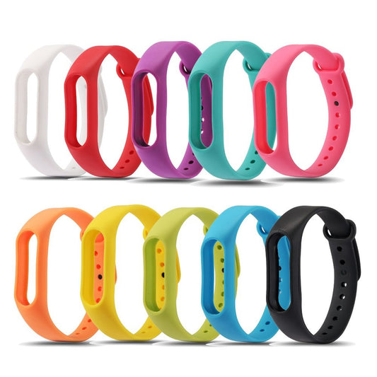Painted For Xiaomi Mi Band 2 band Wristband Replacement For Xiaomi Mi band 2 Smart watch Silicone Bracelet, Water Proof, Multicolor, A One, High Quality