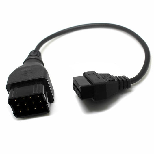 OBD2 Truck Diagnostic Cable For GAZ 12 Pin Cable To OBD 2 16Pin Male Connector Can Work with TCS CDP PRO DLC Adapter