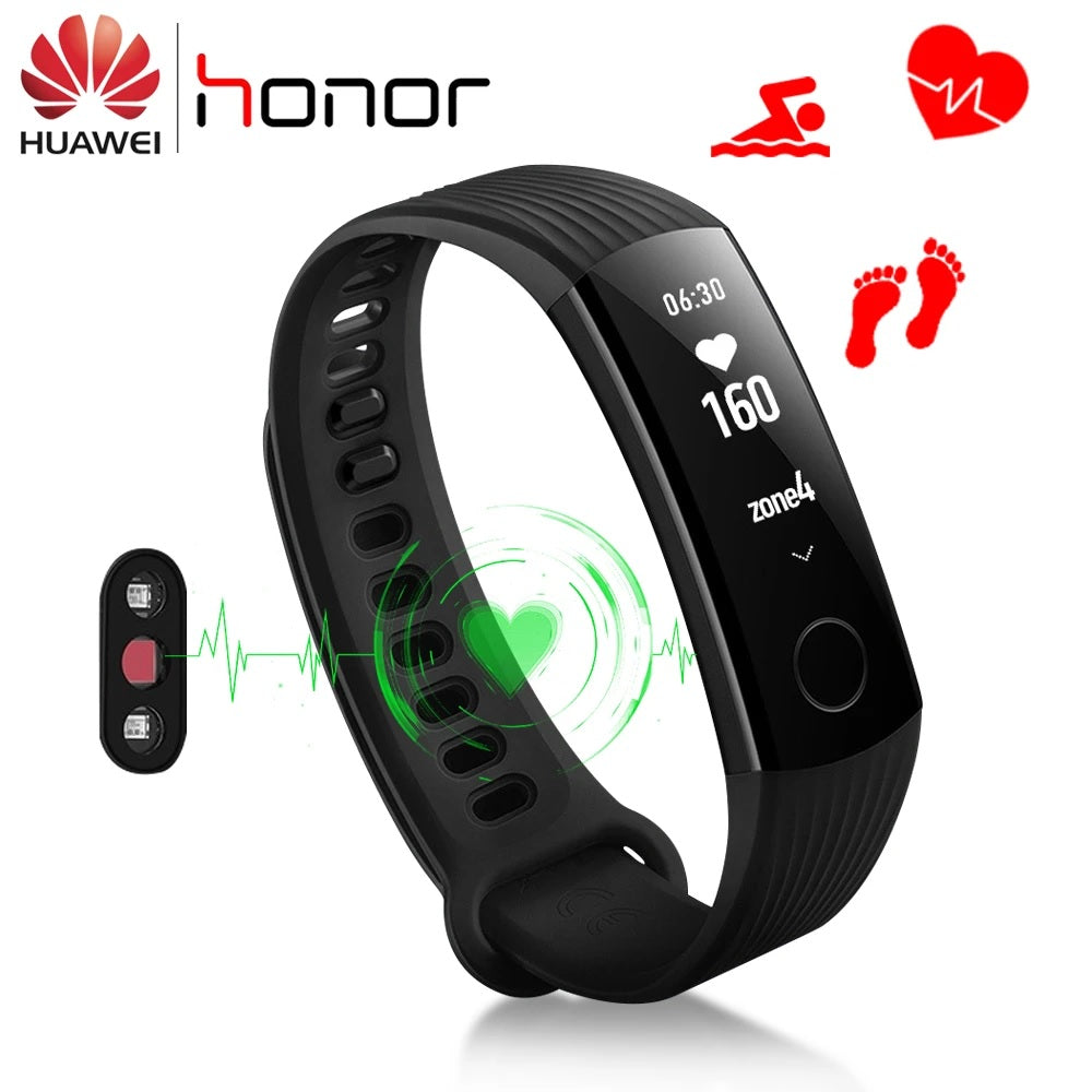 Generic For Huawei Honor Band 3 Replacement Silicone Watchband Strap Adjustable Universal Watch Strap For Huawei Honor 3 With Tool