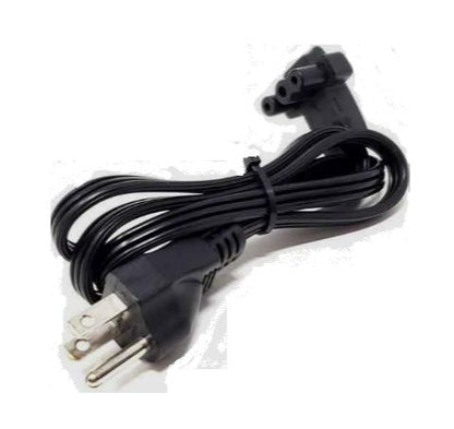 1 Meter 3 Prong Flat AC Power Cord Cable for D-ell PA-10 / PA-12 Laptop Charger – Straight Power Cable Replacement