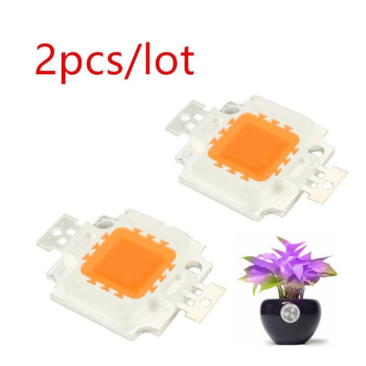 LED Grow Light 10W Full Spectrum Pink Plant lights Diodes Growth Lighting Garden Flowering Hydroponics System 9-12V 900mA