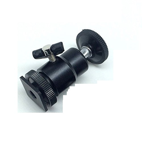1PCS Camera Tripod Hot Shoe Adapter with 1/4" Ball Head Mount | Universal Bracket Holder for DSLR, LED Light & Microphone | Budget-Friendly Camera Accessory