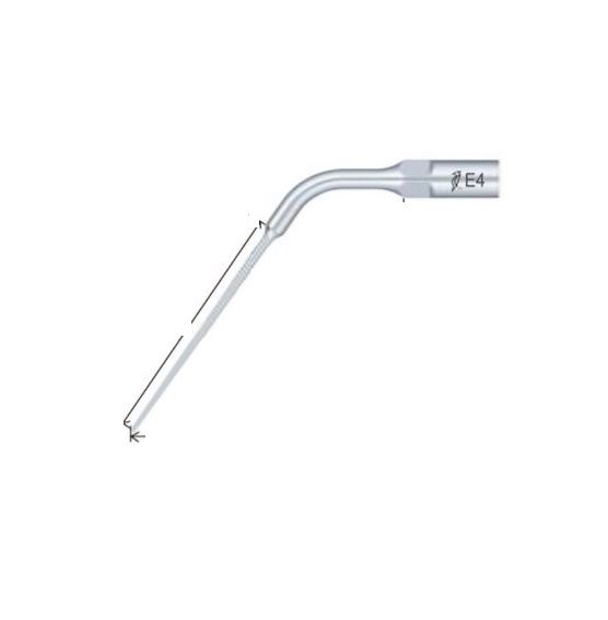 1 sigle pcs Woodpecker E4 Scaler Tip for UDS & EMS Ultrasonic Scalers – Dental Periodontal Scaling Tip