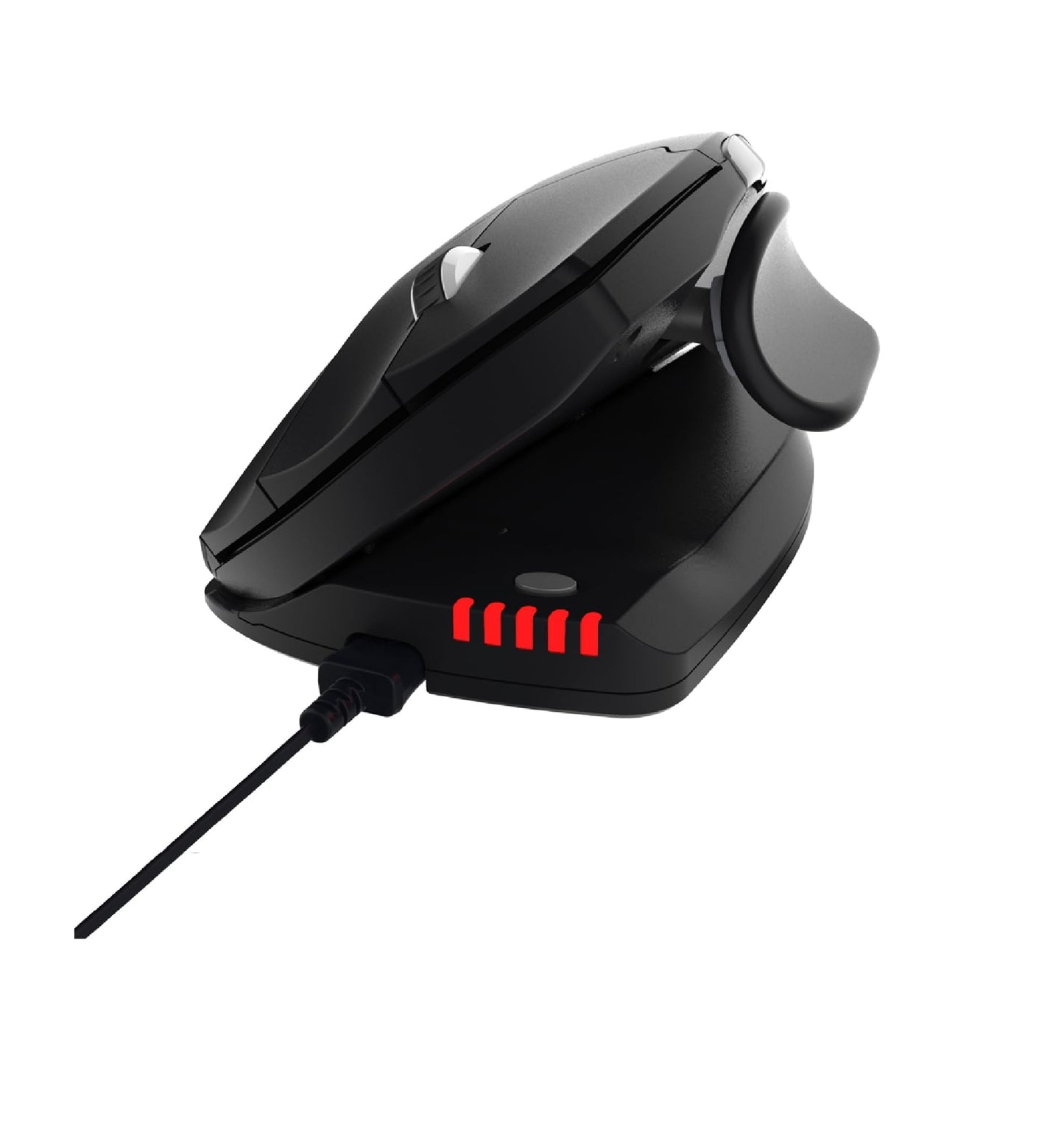 Branded Contour Unimouse Ergonomic Vertical Wired Mouse with Adjustable Thumb Rest for  – 35° to 70° Angle, 6 Buttons