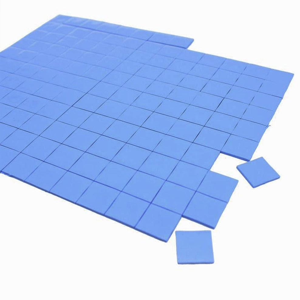 Silicone Thermal Pad 100*100*1mm Adhesive GPU CPU Pc Fan Cooler Heatsink Heat Sink Grease Paste Radiator Cooling Conductive Pads