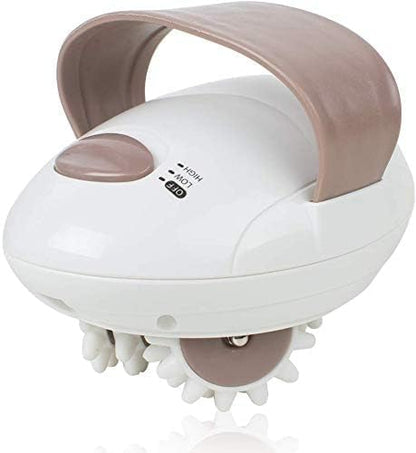 FITTO Body Slimmer and Leg Massager, MA-020, White – Full Body Toning, Cellulite Reduction, and Relaxation Massage Device – Portable, Battery Powered, for Back, Legs, and Arms