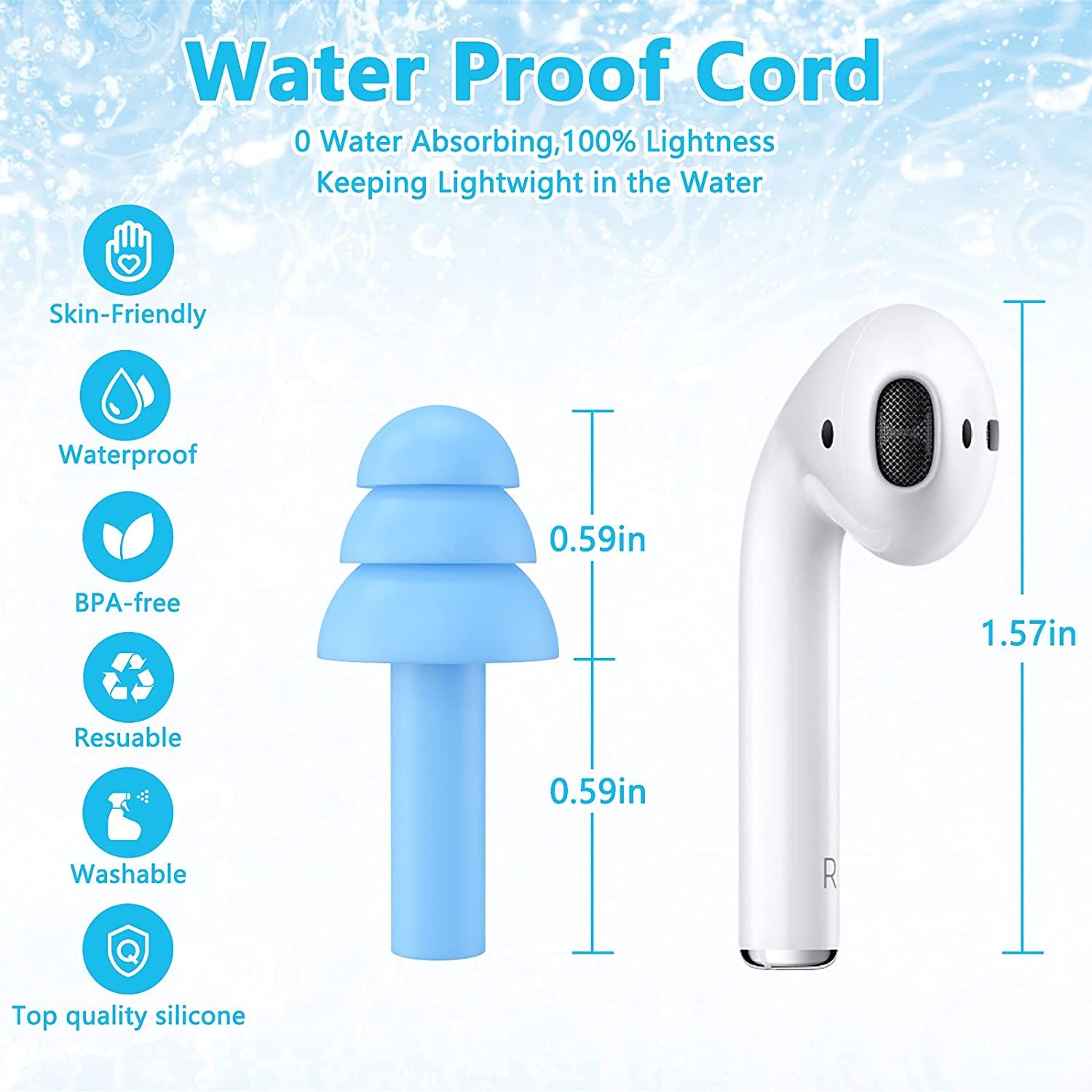 Ear Plugs Soft Silica Gel Noise Reduction for Sleeping/Meditation/Swimming Adult/Child/Reusable for Travel Ear Plug  (Multicolor)