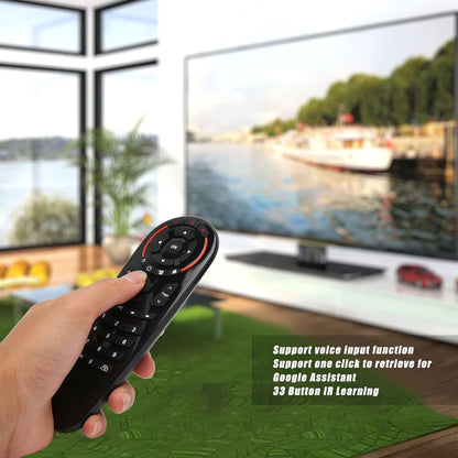 G30s Remote Control Wireless, 33 Button IR Learning Remote Control with 6 Axes Gyroscope for TV, Mini PC, HTPC(33 Button IR Learning)