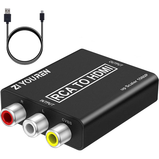 HDMI To Audio Video RCA AVCVBS Adapter HD 1080P RCA Composite CVBS Video Audio Converter Adapter