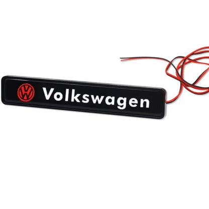 LED Volkswagen Emblem Badge - Illuminated VW Logo for Grille or Trunk 12V Custom Light - image 1