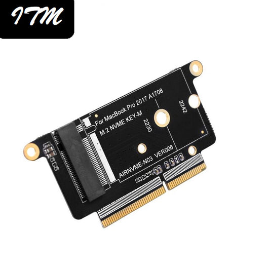 M.2 NVME SSD Convert Adapter for SSD Mac Book Pro 2016-2017 A1708 – Connector 22 + 34 Points
