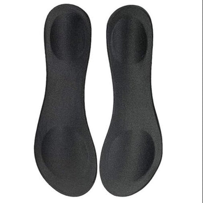 Happystep Women Thin Shoe Insoles 20cm – Cushion Pads for High Heels, Pumps, Flats & Sandals, Shock Absorption Heel & Ball Support, Comfortable Black Insoles