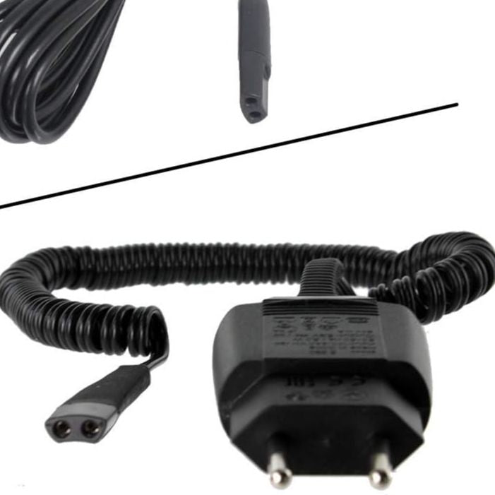 universal Series 7 Charger– Replacement Power Adapter for Electric Shaver (Compatible with Series 7, 9, 5, 3) (2-Pin, 100–240V AC, DC 12V, ~400mA)