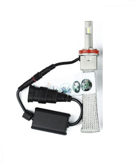 1PCS universal Car LED Headlight CANbus Decoder Adapter | Error Free Anti-Flicker Canceller | Plug & Play LED Load Resistor for H11/H4/H7 Bulbs