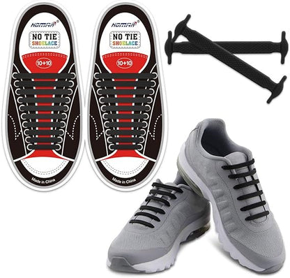 1 Set No Tie Shoelaces for Kids and Adults Stretch Silicone Elastic No Tie Shoe Laces