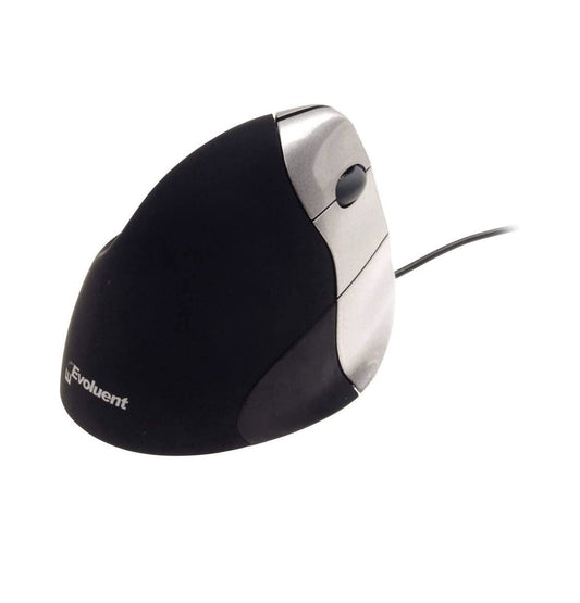 Evoluent VM3R2-RSB Vertical Wireless Mouse – Ergonomic Handshake Design for Wrist Pain Relief & Comfort