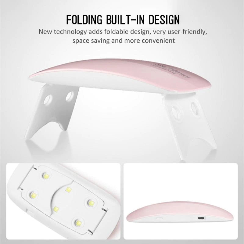 💅 SUN Mini UV LED Nail Lamp  Portable Gel Nail Dryer | Fast Curing | Professional Manicure Tool