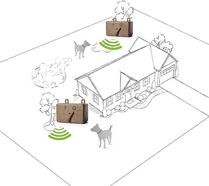 Ultrasonic Anti Barking Device – Long Range 50ft Dog Bark Control Device with 4 Training Modes for Outdoor Use