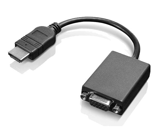 💻 HDMI to VGA Adapter Branded – Supports HD Clear Output for Laptop / Monitor / TFT / LCD / Projector | Universal Compatibility