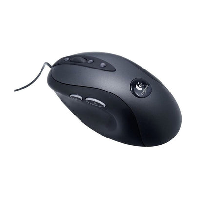 Logitech Wired Optical Mouse 5 Buttons with Scroll Wheel – High Precision USB Mouse for PC & Laptop (Ergonomic Design)