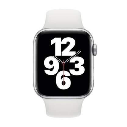 ⌚ Sport Band for iWatch – White Silicone Strap  Compatible Models: 42mm / 44mm / 45mm / 49mm | Series 1 / 2 / 3 / 4 / 5 / 6 / SE | T55 MC 72 Pro / HW22 / T500 W26+ / T500 Pro W26