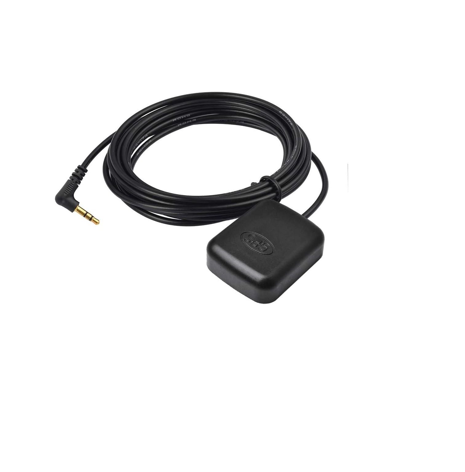 GPS Antenna Waterproof Hidden Adhesive Mount 3.5mm Plug for Car Dash Cam DVR Recorder GPS Tracker Receiver