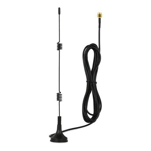 Wi-Fi Booster Antenna with RP-SMA Male Connector,2.4G Magnetic Base 10ft Extension Cable for Wireless