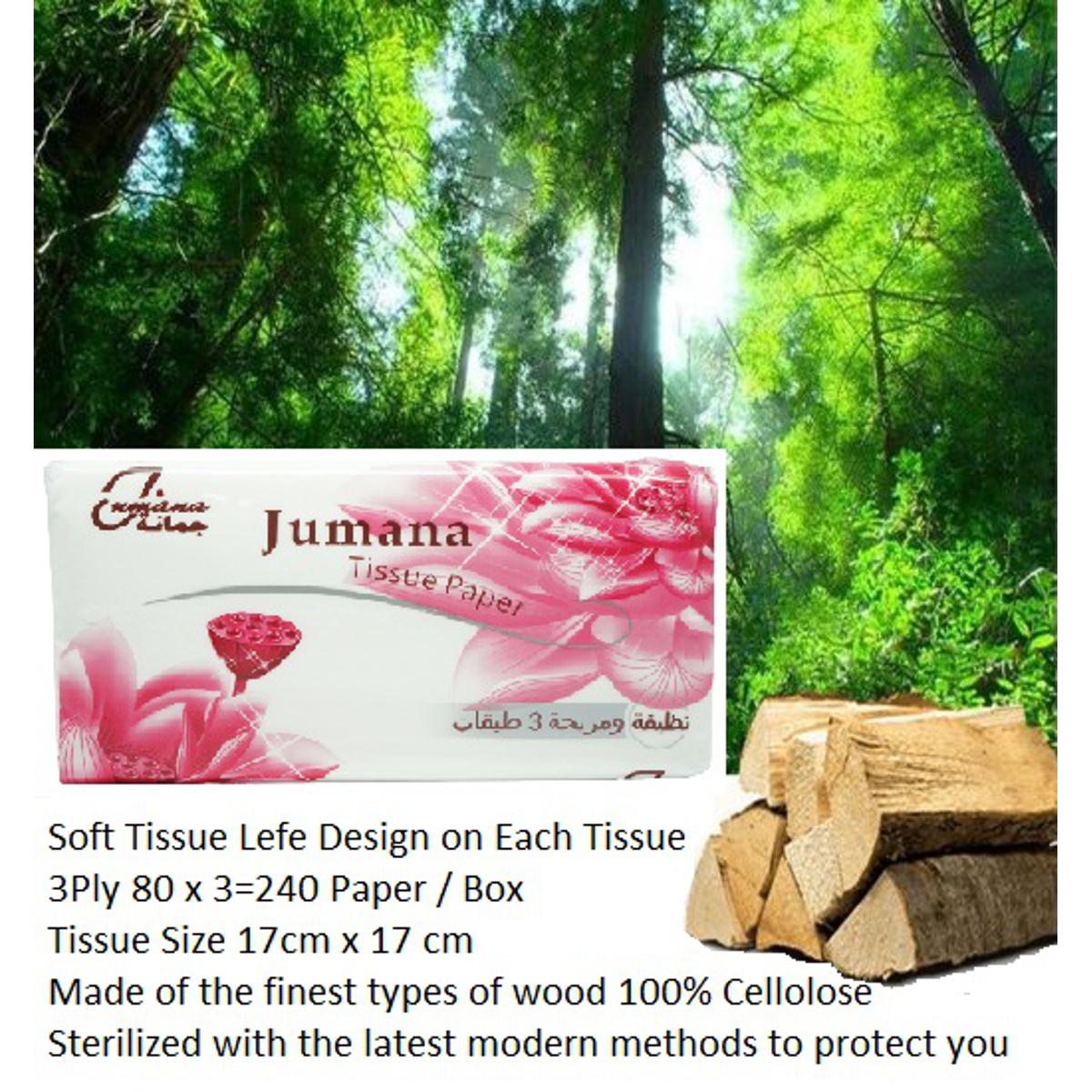 Jumana Ficial Tissue Paper Fine Premium Quality 3 layers