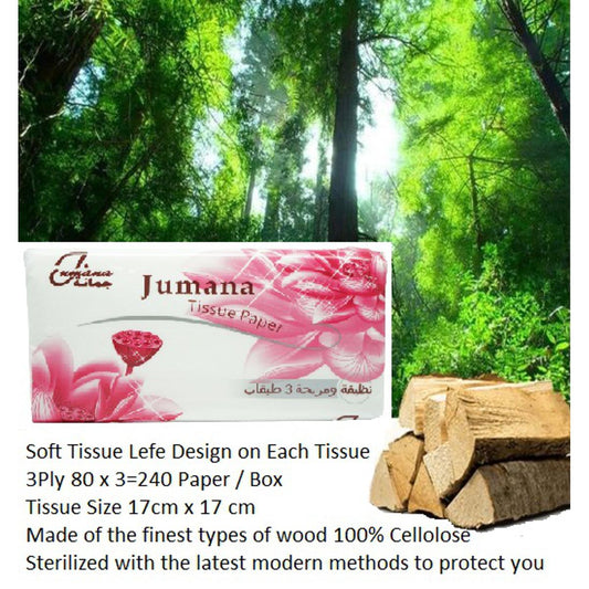 Jumana Ficial Tissue Paper Fine Premium Quality 3 layers