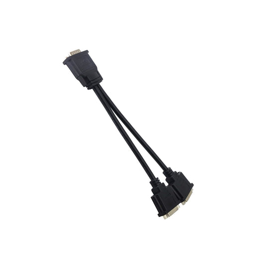 30cm DMS-59 Pin to Dual VGA Female Y Cable Adapter Splitter for Dual Monitor Display