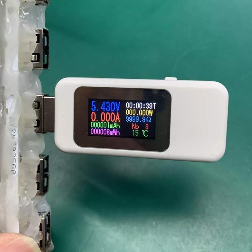 KWS-MX18 10 in1 Digital LCD Display USB Tester Voltage Current Tester Power Meter Timing Ammeter USB Charger Tester Voltmeter