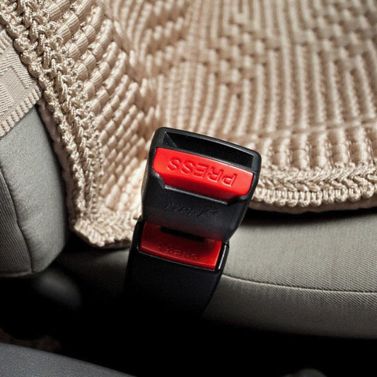 2 Pcs Car Seat Belt Buckle Extension – Aluminum Alloy Adjustable Car Belt Plug Extender for Added Comfort & Safety