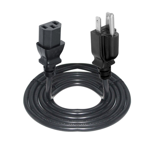 1.5M US 3-Pin Power Cord C13 Cable | NEMA 5-15P to IEC C13 | Computer, Monitor, UPS Power Cable 10A 250V